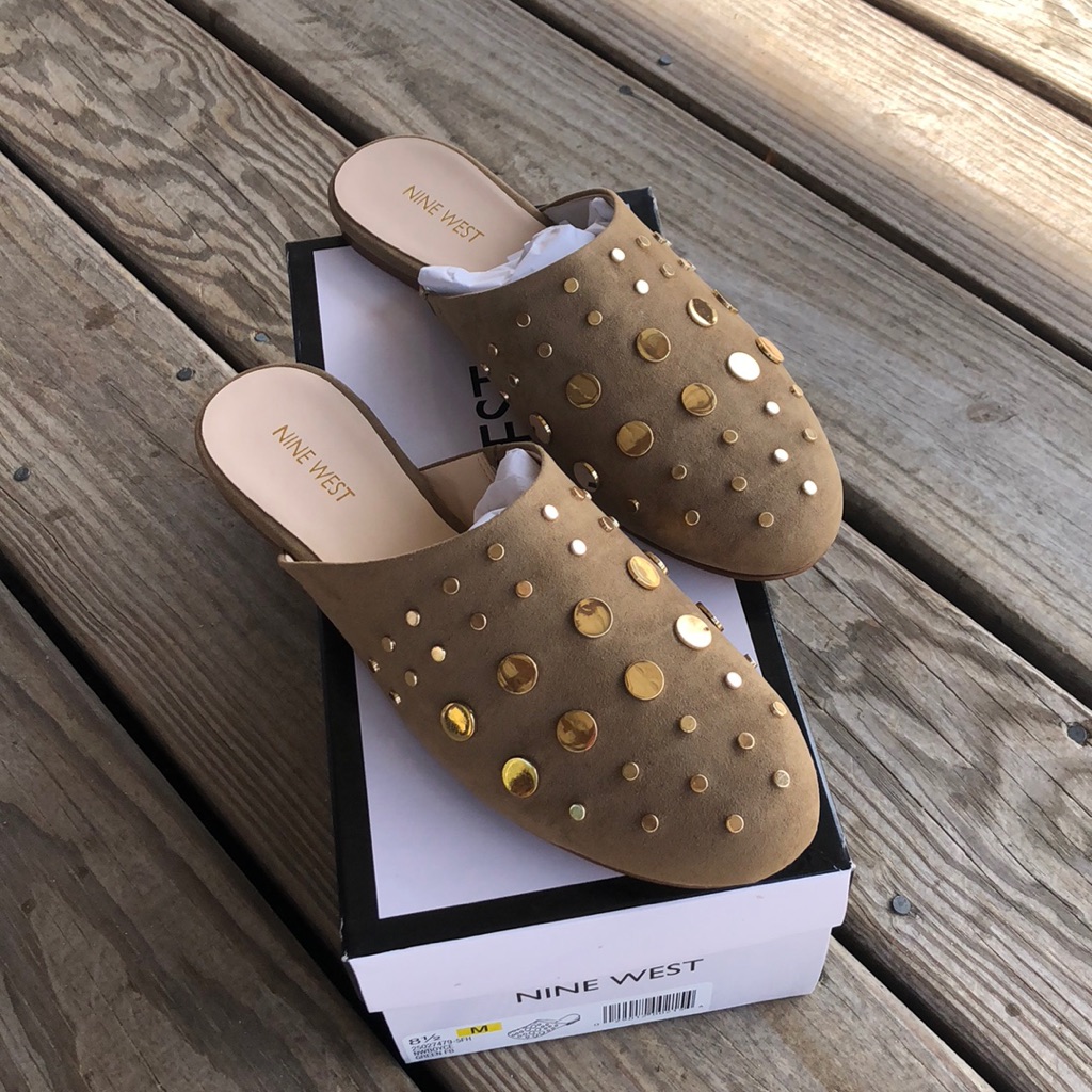 Brand New Nine West Slides